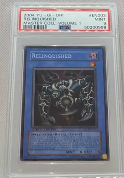 YU-GI-OH 2004 RELINQUISHED LIMITED EDITION MC1-EN003 PSA-9 - Image 2