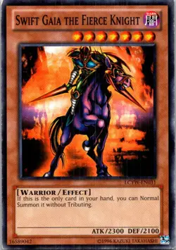 Swift Gaia the Fierce Knight #LCYW-EN031 Yugioh Unlimited Lightly played - Image 1