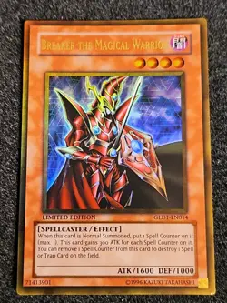 Yu-Gi-Oh! BREAKER THE MAGICAL WARRIOR #GLD1-EN014 Near Mint - Image 1