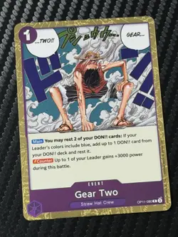 Gear Two OP11-080 R One Piece TCG - A Fist Of Divine Speed English NM - Image 1