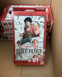 One Piece Starter Deck 1 Straw Hat Crew (ST-01), New Sealed - Image 1