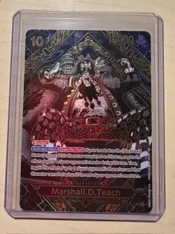One Piece TCG: Marshall.D.Teach OP09-093 SP Gold Legacy Of The Master OP12 NM - Image 1