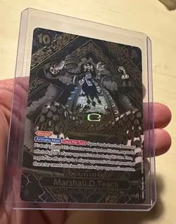One Piece TCG: Marshall.D.Teach OP09-093 SP Gold Legacy Of The Master OP12 NM - Image 2