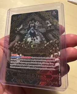 One Piece TCG: Marshall.D.Teach OP09-093 SP Gold Legacy Of The Master OP12 NM - Image 3