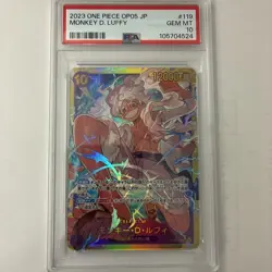 2023 ONE PIECE JPN. MONKEY D. LUFFY AWAKENING/NEW ERA PSA 10 GEM - OP05-119 Gold - Image 1