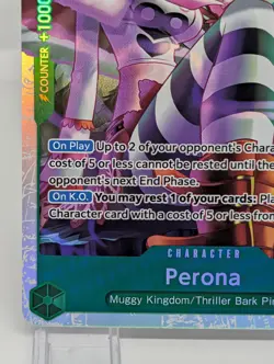 One Piece The Azure Sea's Seven• Perona• OP14-033•SR NM - Image 4