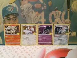 Pokemon tcg 4 celebrations holo 25th anniversary cards Pokemon tcg - Image 1