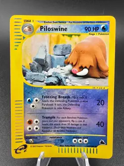 Piloswine - 24/144 - Pokemon Skyridge Reverse Holo Rare Card NM - Image 1