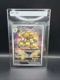 Alakazam Pokemon Center Stamped Mega Evolution ETB Promo 009 TCG Card - Image 1
