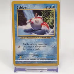Pokemon Goldeen 45/64 Neo Revelation Vintage 1999 WOTC Card Yuka Morii Art - Image 1