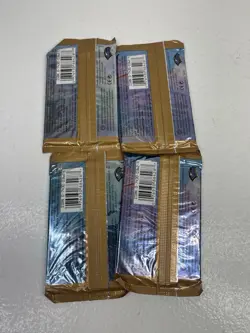 (4) Sealed 2001 HARRY POTTER Trading Card Game QUIDDITCH CUP Booster Packs New - Image 3