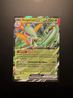 Pokemon TCG Black Bolt Serperior EX Double Rare Holo Card 003/086 - Image 1