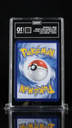 Pokemon Promo 076/S-P Charizard Chinese Card Competition Battle Prize TAG 10 - Image 2