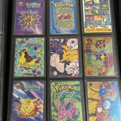 Pokemon Holo Card Lot - 9 Cards, Starmie, Hitmonchan, Pidgey, English - Image 1