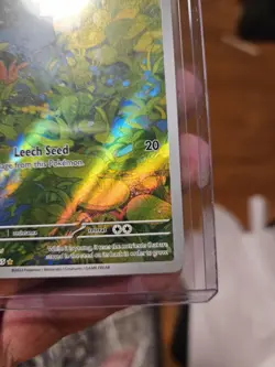 Pokemon Bulbasaur 166/165 Illustration Rare Holo Scarlet & Violet 151 70 HP Card - Image 5
