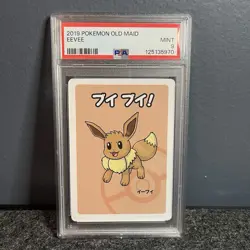 Pokemon Card Eevee Old Maid Baba Nuki 2019 PSA 9 MINT - Image 1