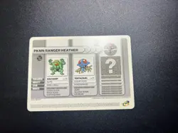 Pkmn Ranger Heather 2003 Pokemon Game Boy Advance Battle E Reader Card - Image 1