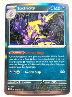 Pokemon Toxtricity Rare + FREE extra Rare card! - Image 1