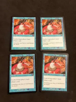 x4 Peek [Odyssey] 4x Magic MTG Cards LP - Image 1