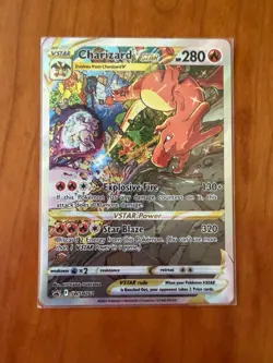 Charizard VSTAR SWSH262 SWSH: Sword & Shield Promo Cards Holo little bit damaged - Image 1
