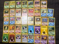 NM/MP (unlimited ) NEAR COMPLETE Pokemon GYM HEROES Set 39-Card COMMON Set - Image 1