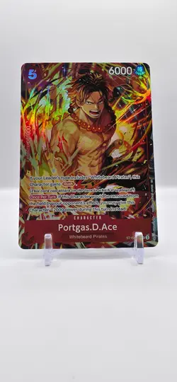 Portgas.D.Ace SR ST15-005 (Illustration Box Vol.5) One Piece Promo Cards Foil - Image 1