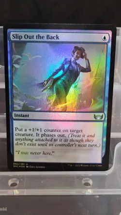 Magic: The Gathering Slip Out the Back Uncommon Blue Foil Streets of New Capenna - Image 1