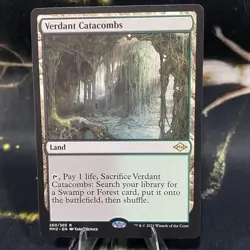 Magic the Gathering - Verdant Catacombs - Regular NM 260/303 - Rare Fetch Land - Image 1