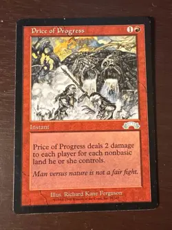Magic the Gathering MTG Excellent - Price of Progress: Stronghold - Image 1