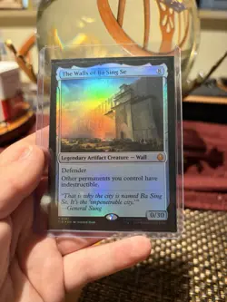 Magic: The Gathering Avatar The Walls Of Ba Sing Se 0/30 Foil NM English - Image 1