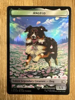 Angelo Token (0019) Darkstar Token (0020) Final Fantasy MTG FOIL - Image 1