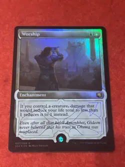 MTG Worship Foil 7/8 - Image 1