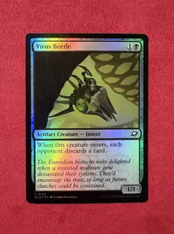 Virus Beetle - Edge of Eternities EOE MTG Magic The Gathering Foil #124 - Image 1