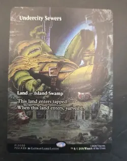 Undercity Sewers (Borderless) Teenage Mutant Ninja Turtles MTG Foil Near Mint - Image 1