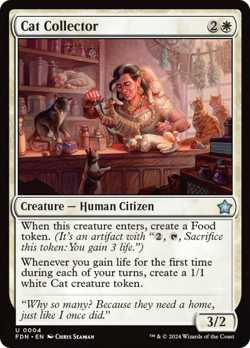 Cat Collector [Foundations] Magic MTG - Image 1