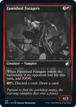 1x Famished Foragers MTG Innistrad: Double Feature NM Magic Regular - Image 1