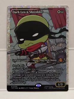 MTG Dark Leo & Shredder - Fracture Foil - Showcase, NM-Mint, English TMNT - Image 1