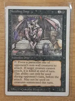 1994 MAGIC THE GATHERING REVISED EDITION NETTLING IMP TD25 - Image 1