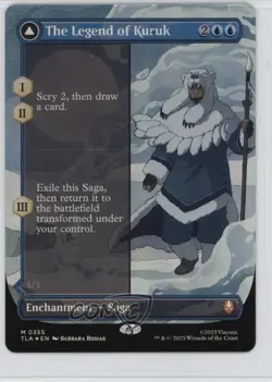 Borderless Foil Legend of Kuruk // Avatar Kuruk #0355 Magic the Gathering Avatar - Image 1