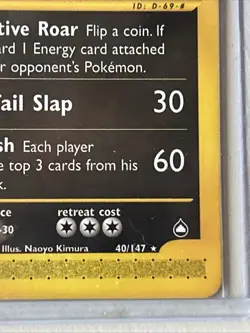 Pokemon TCG 2003 Tyranitar 40/147 Aquapolis Reverse Holo - MP - Image 5