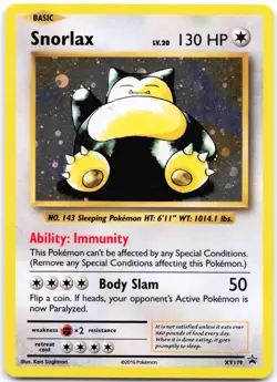 Snorlax - XY179 Holo XY Promo MP - Image 1