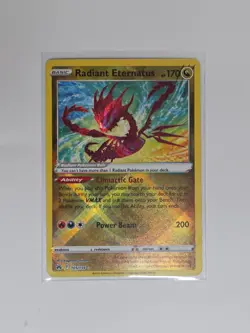 Pokemon TCG Radiant Eternatus 105/159 Crown Zenith Ultra Rare Holo NM - Image 1