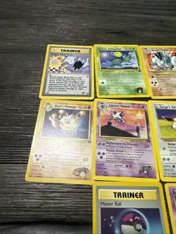 NM/LP (unlimited ) Pokemon GYM Challenge Set 13 Cards UNCOMMON Set - Image 2