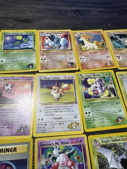 NM/LP (unlimited ) Pokemon GYM Challenge Set 13 Cards UNCOMMON Set - Image 3