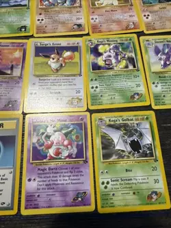 NM/LP (unlimited ) Pokemon GYM Challenge Set 13 Cards UNCOMMON Set - Image 5