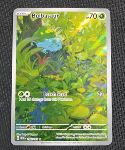 Pokemon TCG Bulbasaur IR 166/165 Scarlet & Violet 151 Card - NM - Image 5