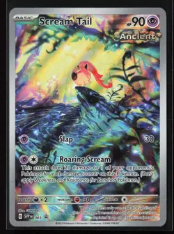 Scream Tail 065 SV: Scarlet Violet Black Star Promo Illustration Rare Pokemon NM - Image 1