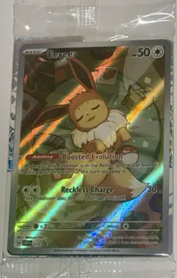Eevee Pokemon Prismatic Evolutions Promo SVP 173 Sealed In Hand FAST SHIP NM/M - Image 1