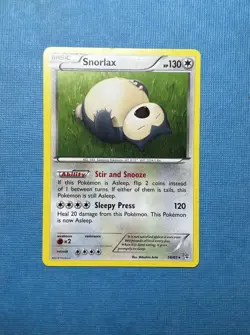 Snorlax 58/83 Regular XY: Generations Pokemon TCG Lightly Played Nice Condition - Image 3