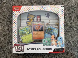 Nintendo Pokemon TCG Scarlet & Violet - 151 Poster Collection Box - 3 Packs 820650853166 - Image 1